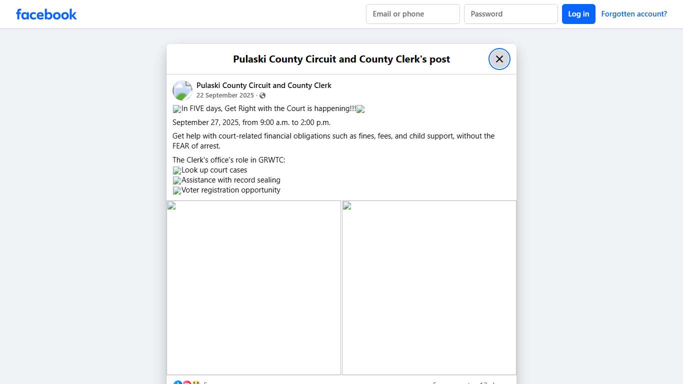 🚨In FIVE days,... - Pulaski County Circuit and County Clerk Facebook